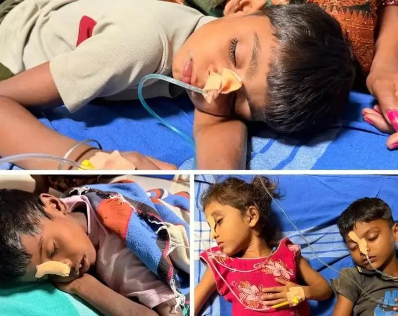चार मासूम बच्चों ने खाया विषैला फल, डॉक्टरों की सतर्कता से बची जान