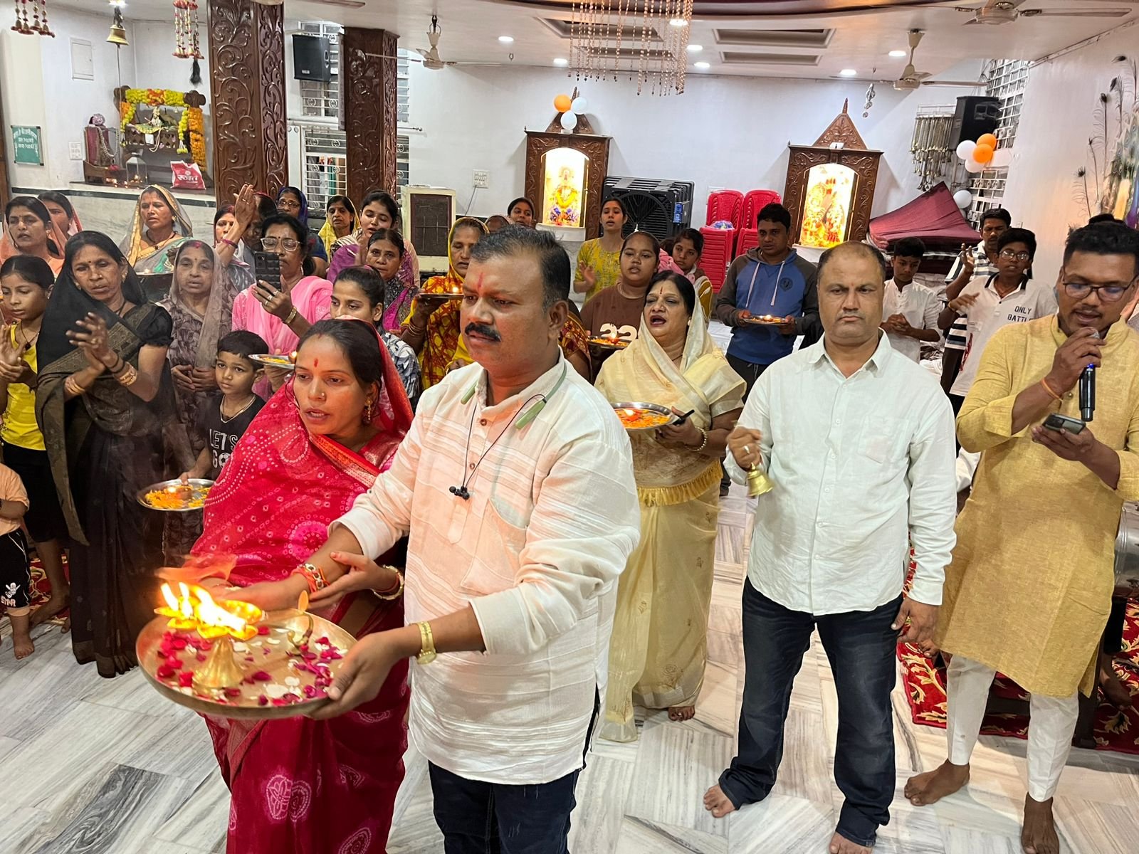 धूमधाम से मनाया गया खाटू श्याम जी का जन्मोत्सव -  भजन एवं महाआरती हुई