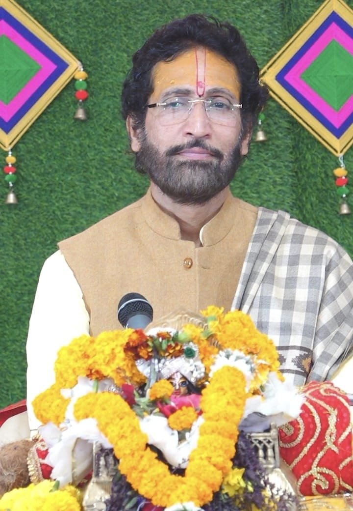 डोनगांवकर बाड़ा में भागवत कथा का भव्य आयोजन, द्वितीय दिवस में ध्रुव चरित्र का पावन प्रसंग