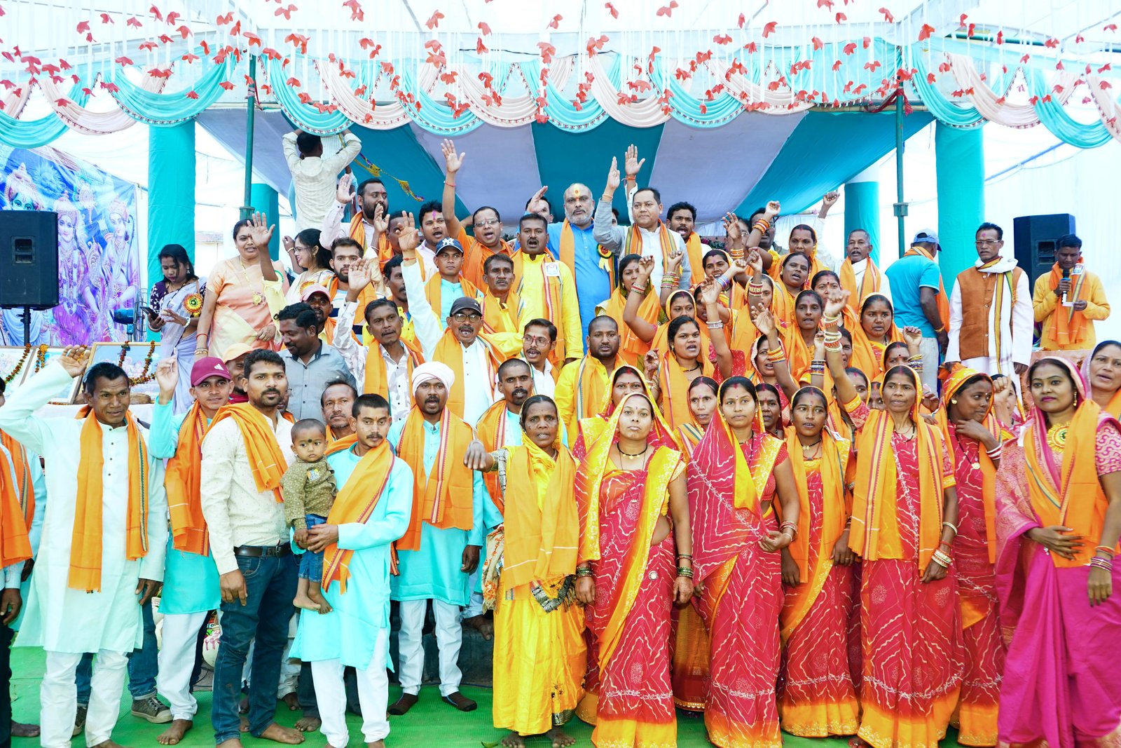 निषाद समाज के सामाजिक बंधुओं ने बड़ी संख्या में भारतीय जनता पार्टी की सदस्यता ग्रहण किया