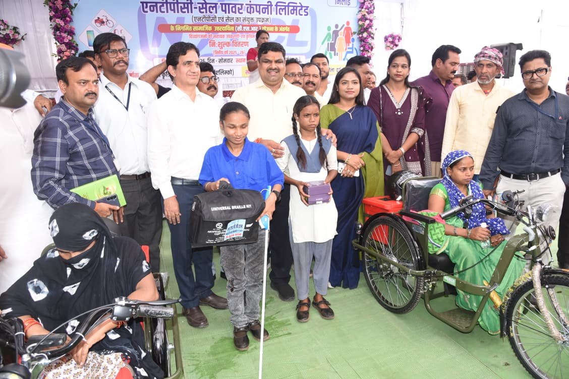 स्कूल शिक्षा मंत्री गजेन्द्र यादव ने किया सहायक उपकरण वितरण, 296 दिव्यांगजनों को मिला लाभ