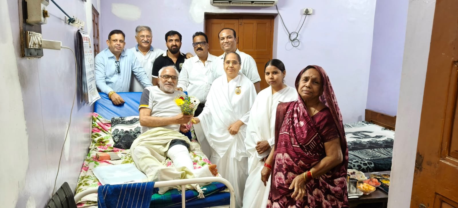 स्वास्थ्य लाभ ले रहे व्यापारी नेता बड़जात्या का विभिन्न संगठनों के प्रतिनिधियों ने जाना कुशलक्षेम