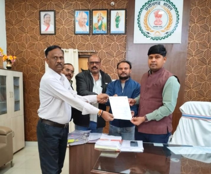 मोदी की गारंटी लागू कराने 29 से 31 दिसंबर तक तृतीय चरण काम बंद–कलम बंद आंदोलन, पाटन में सौंपा गया ज्ञापन