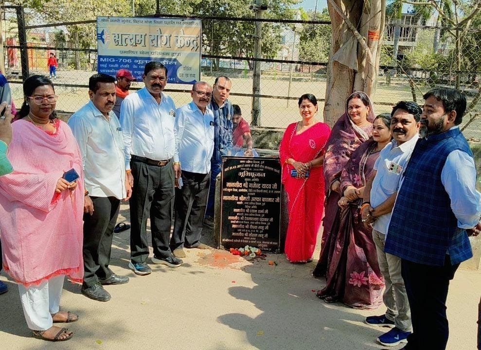 डामरीकरण कार्य का महापौर ने किया भूमिपूजन