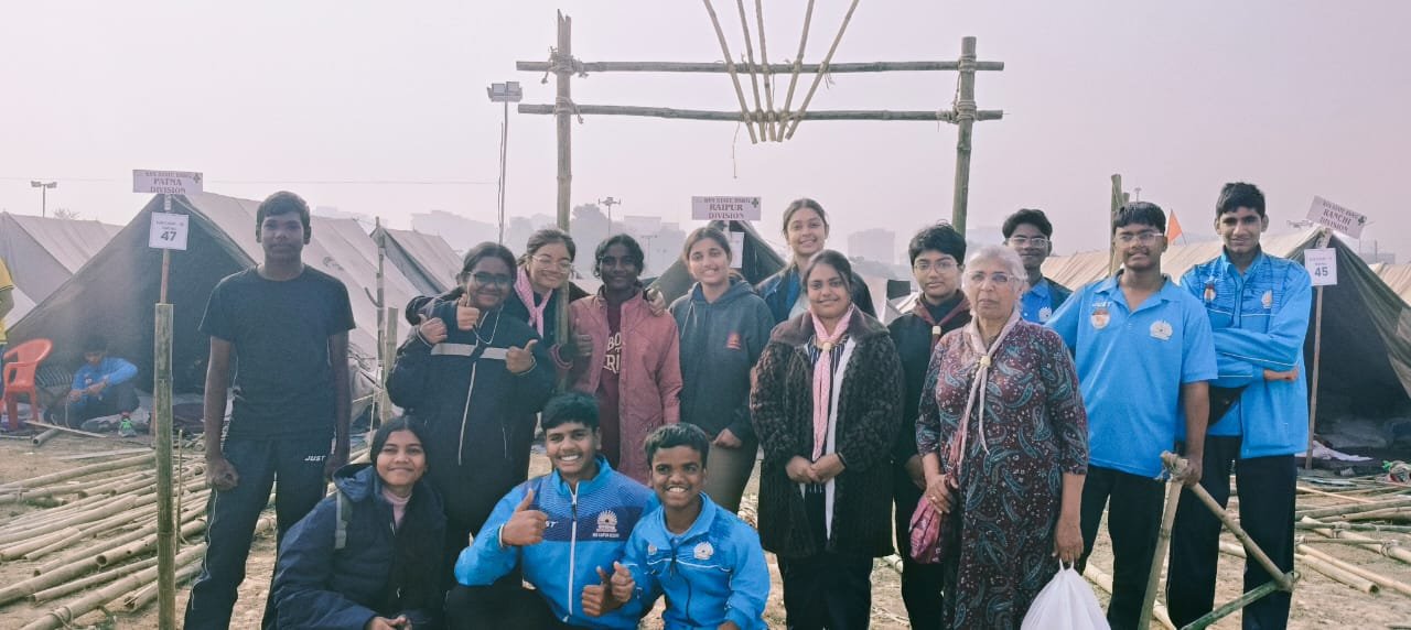 छत्तीसगढ़ की सशक्त प्रस्तुति राष्ट्रीय जंबूरी में सर्द रातें बिता रहे हैं टेंट में