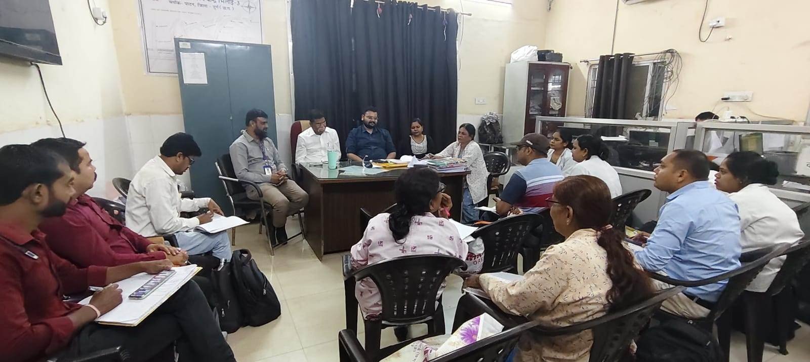 राष्ट्रीय स्वास्थ्य कार्यक्रम की योजनाओं का शत प्रतिशत लक्ष्य हासिल करने पर जोर