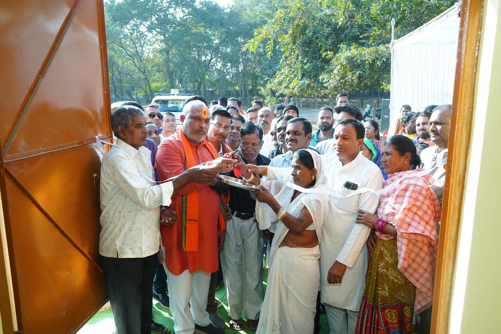 विधायक ललित चंद्राकर ने किया सतनाम समाज भवन का लोकार्पण 