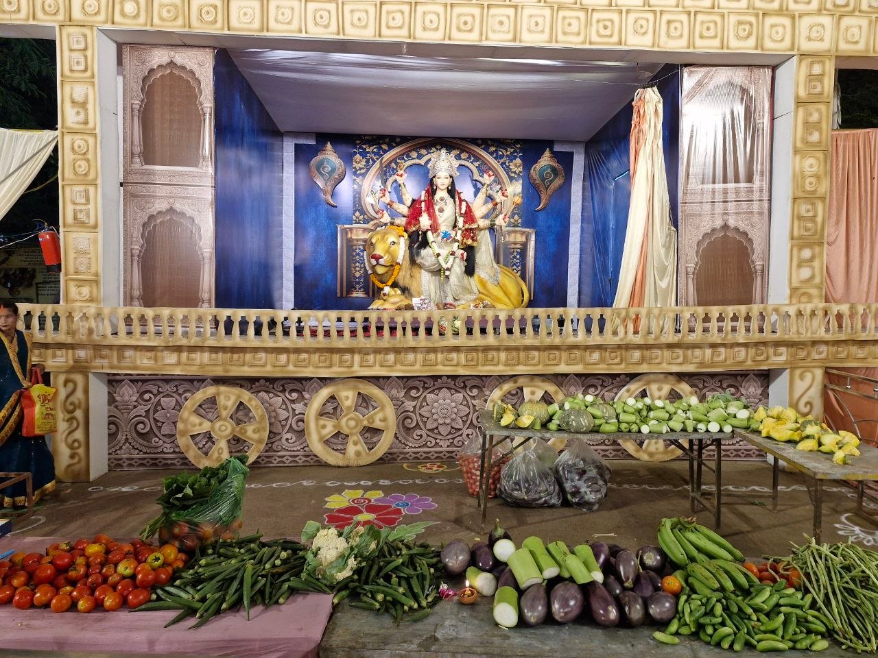 पद्मनाभपुर में दुर्गोत्सव की धूम, श्रद्धालुओं में उत्साह