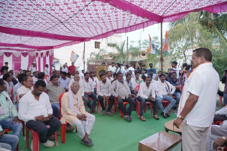 राजेंद्र साहू ने कहा भाजपा ने हर वर्ग के साथ वादाखिलाफी की : जुमलेबाजों को हराएगी देश की जनता