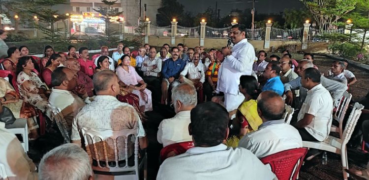 विधायक गजेंद्र संग कातुलबोर्ड के नागरिकों ने की चाय पे चर्चा 