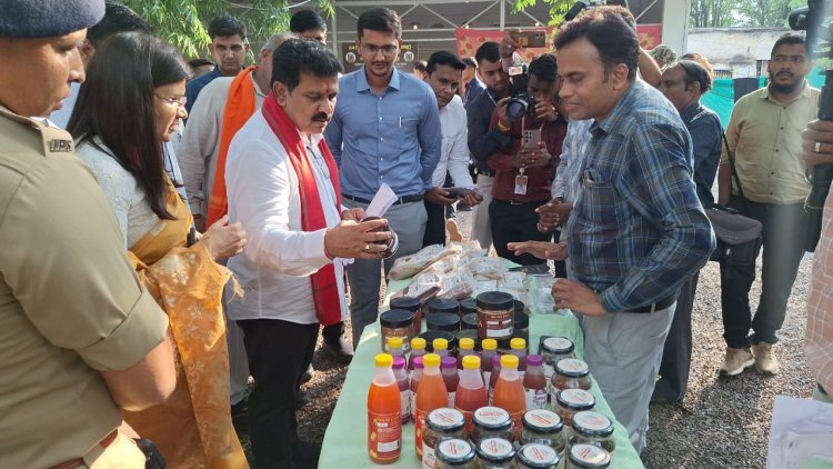 उप मुख्यमंत्री विजय शर्मा ने मिलेट कैफे का किया अवलोकन