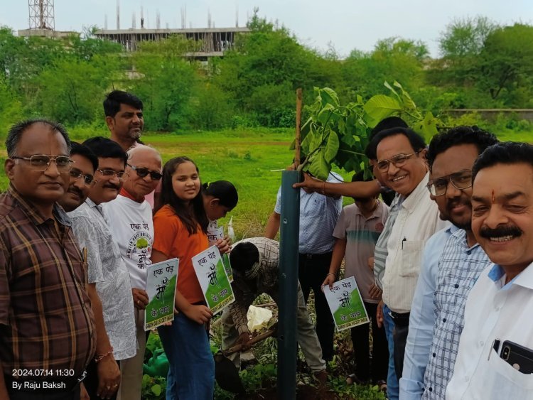 आवासीय कालोनी ऋषभ ग्रीन सिटी में मनाया जल मड़ई..