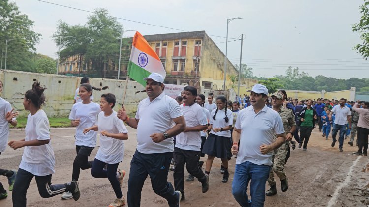 स्वतंत्रता दौड़ का हुआ आयोजन, उत्साह से सभी ने लगाई दौड़