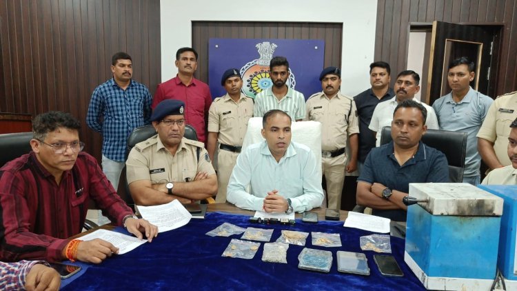 डकैती एवं चोरी की घटना का माल खपाने वाला आरोपी चढ़ा दुर्ग पुलिस के हत्थे